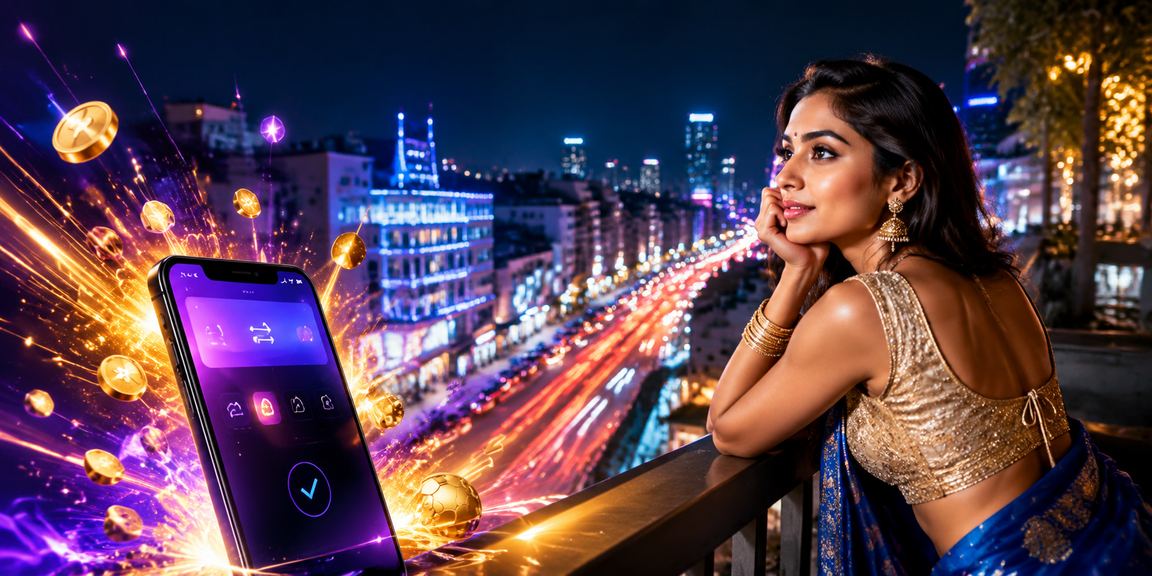 Mobile user placing a bet on Andar Bahar in Bangalore on MG Road using PhonePe