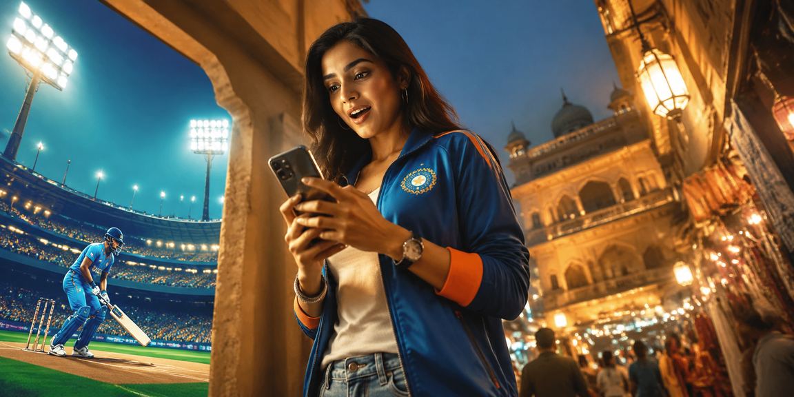 Cricket fans streaming IPL matches while playing Teen Patti on a mobile device