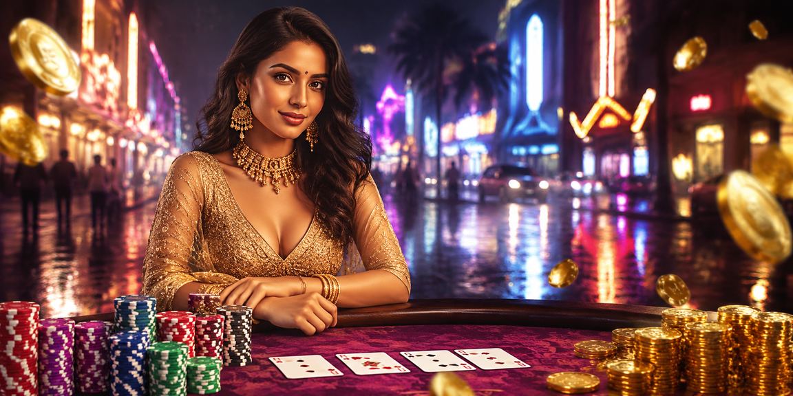 A young player enjoying Teen Patti during a festive occasion in Mumbai